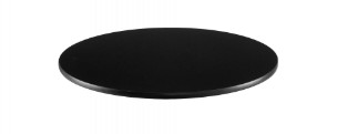 Round reversable (black/dark cherry) table top 24", 30" or 36"