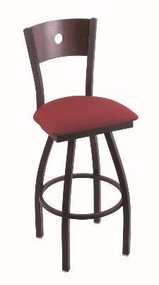 Big and tall metal swivel seat bar stools